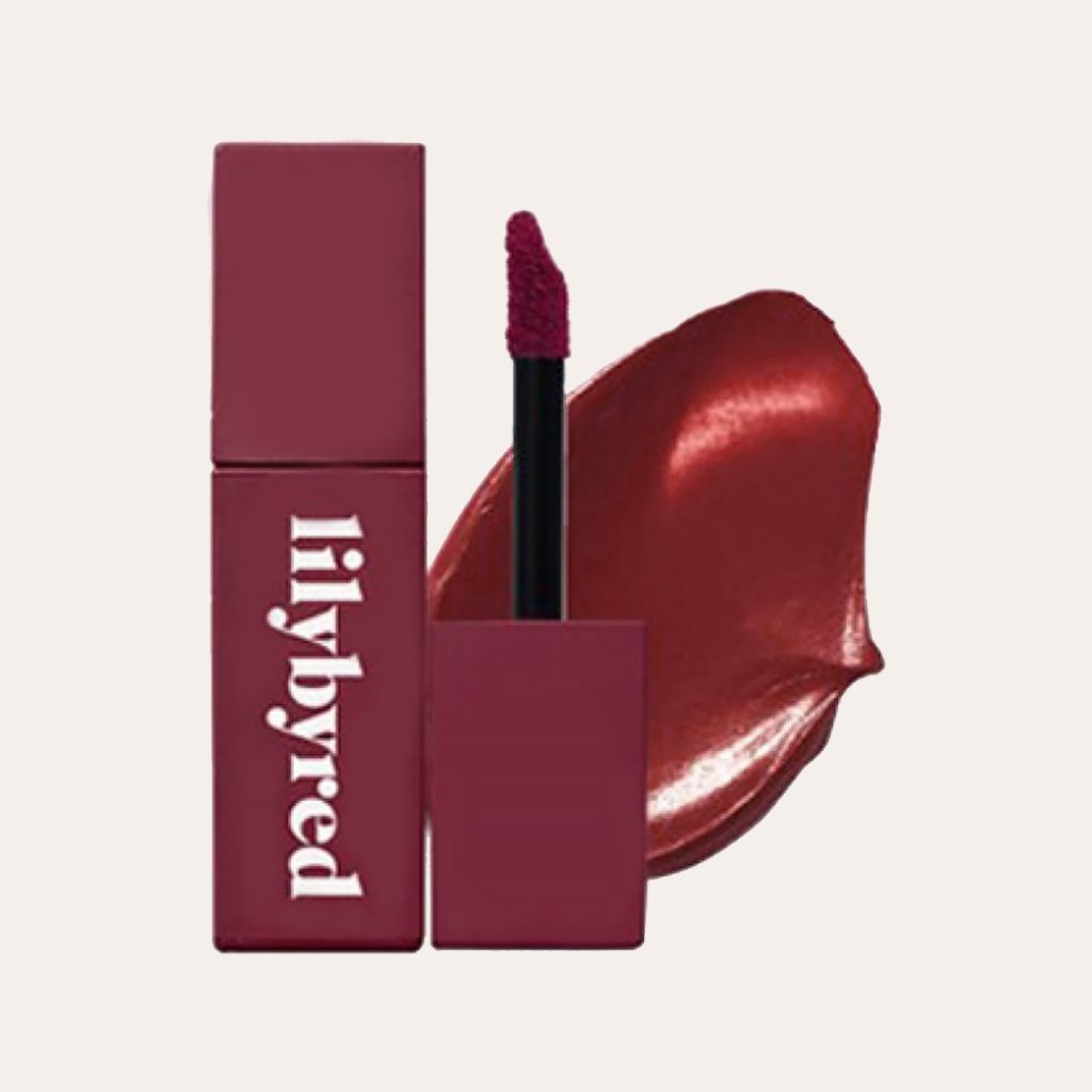 best K-Beauty Products Lilybyred – Mood Liar Velvet Tint (#06 Fatal Pomegranate)