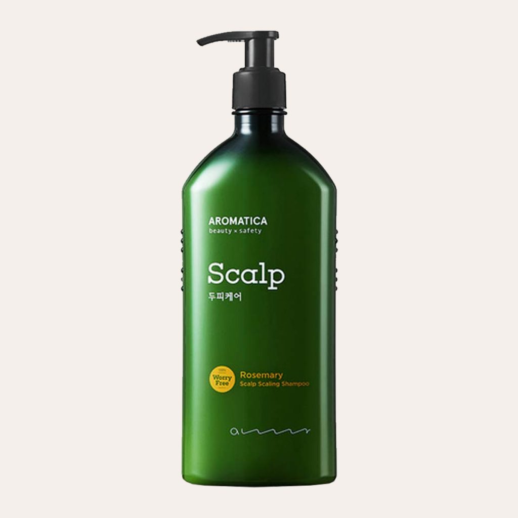 best K-Beauty Products Aromatica – Rosemary Scalp Scaling Shampoo