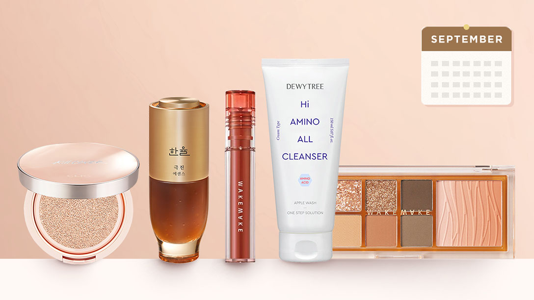 Top-selling Korean Beauty products in September 2021 in South Korea