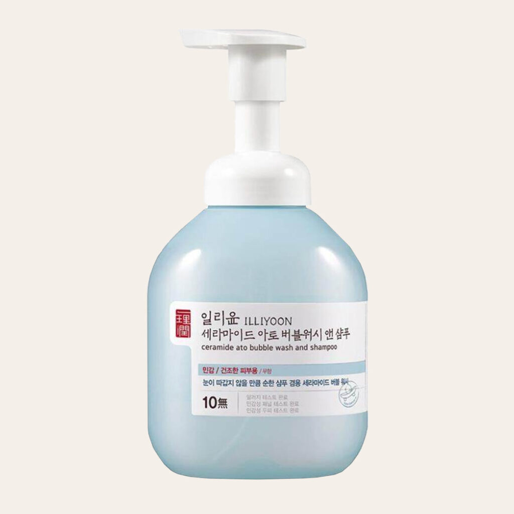 Illiyoon – Ceramide Ato Bubble Wash And Shampoo