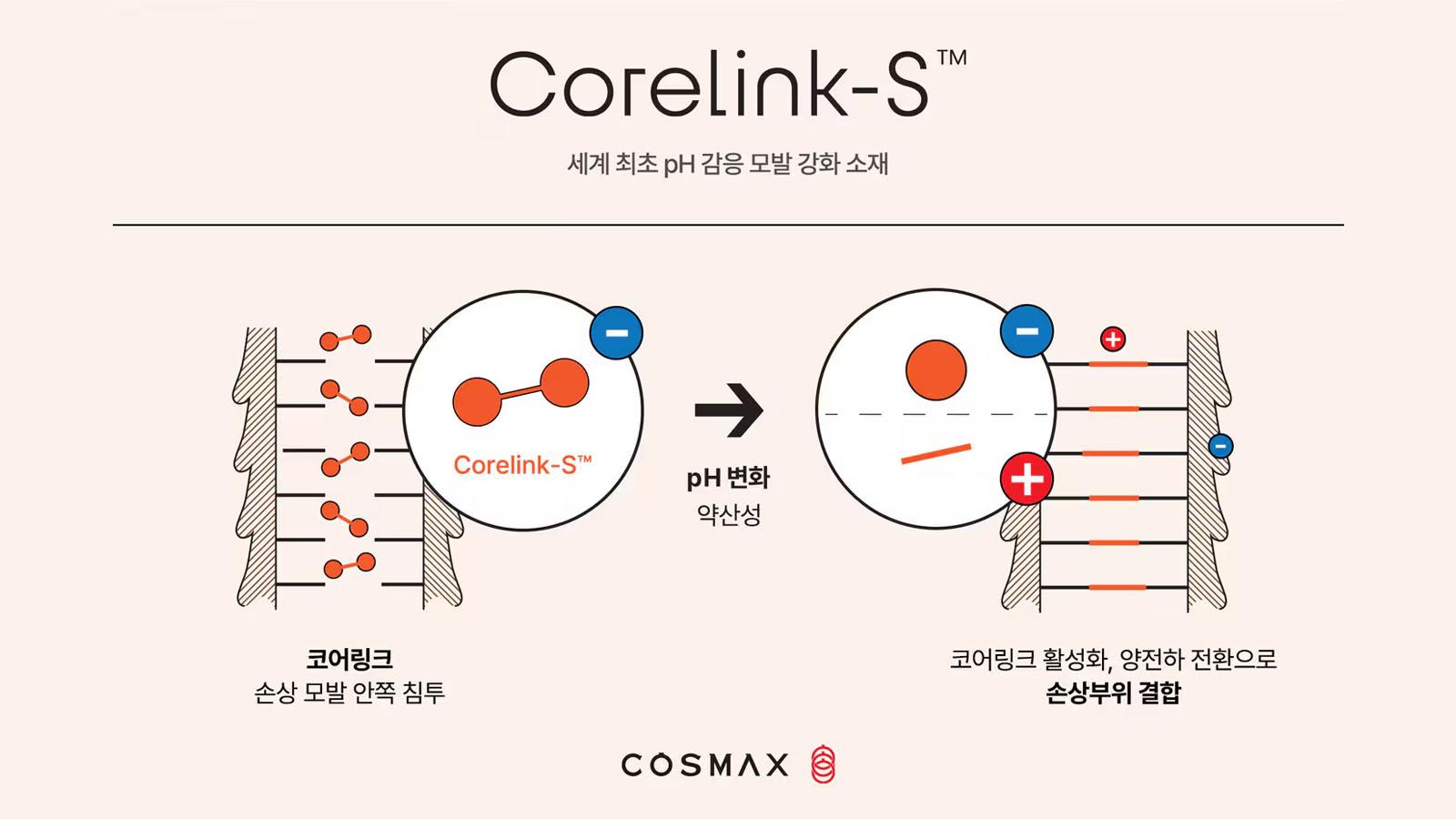 Cosmax introduces Corelink-S™, the world’s first pH-responsive hair repair technology