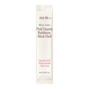 Su:m37° - Micro-Active Pink Vitamin Bubbletox Mask Pack