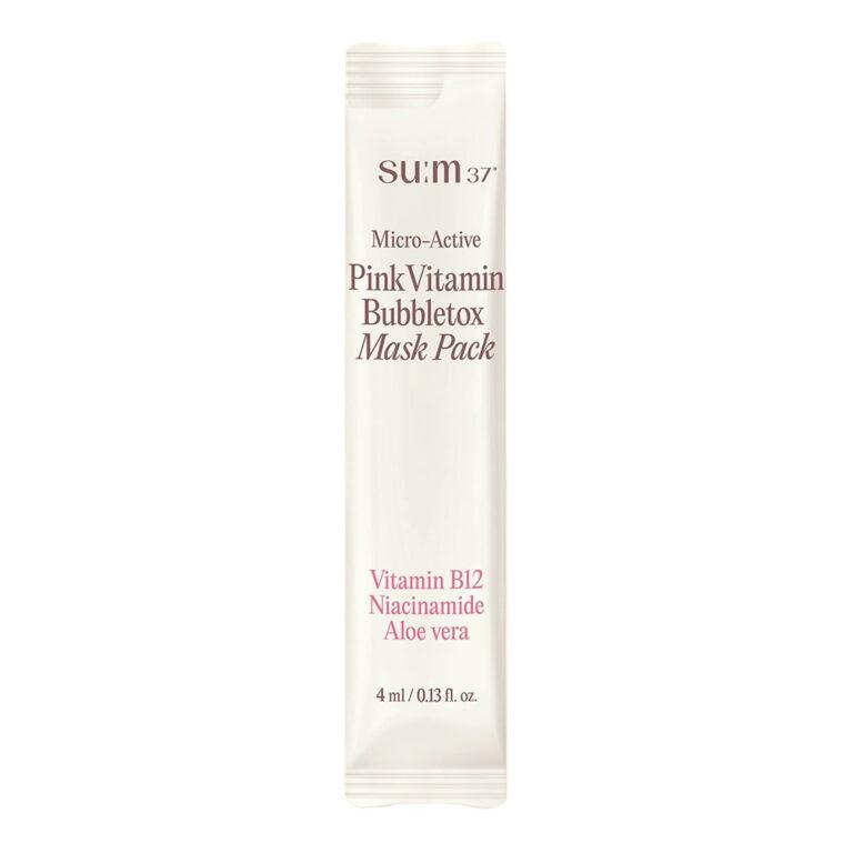 Su:m37° - Micro-Active Pink Vitamin Bubbletox Mask Pack