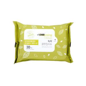 Daiso - Green Tea Cleansing Tissues