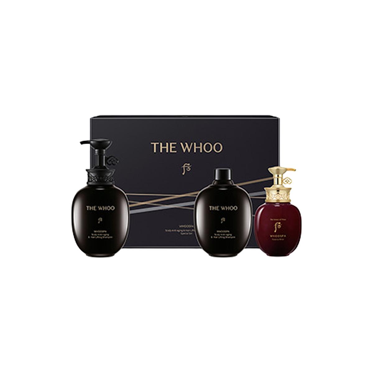 The History of Whoo - Whoospa Scalp Anti-Aging & Hair Lifting Shampoo Special Set 2025