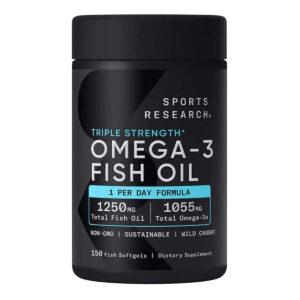 Sports Research - Triple Strength Omega 3 Fish Oil