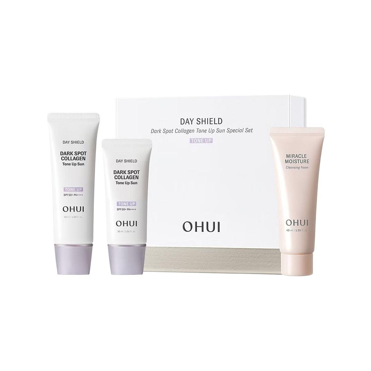 O Hui - Day Shield Dark Spot Collagen Tone Up Sun SPF50+/PA++++ Special Set 2026