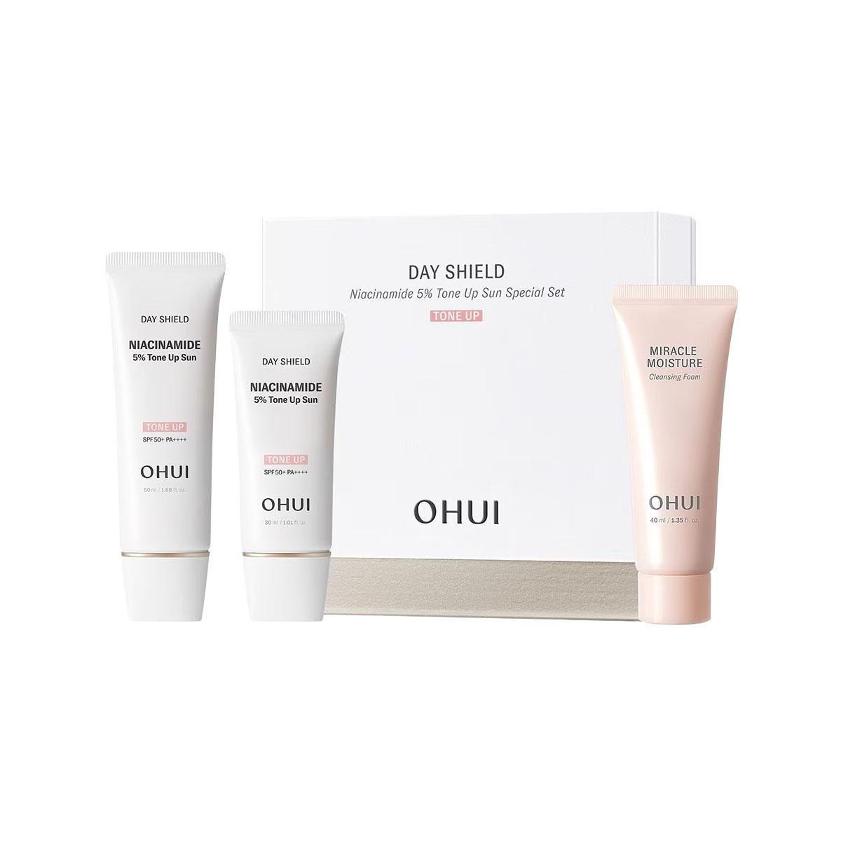 O Hui - Day Shield Niacinamide 5% Tone Up Sun SPF50+/PA++++ Special Set (March 2026)