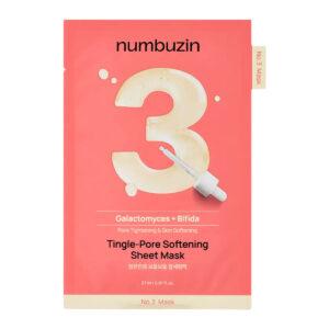 Numbuzin - No. 3 Tingle Pore Softening Sheet Mask