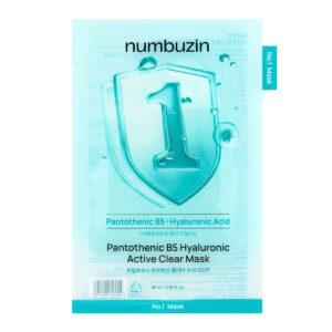 Numbuzin - No. 1 Pantothenic B5 Hyaluronic Active Clear Mask