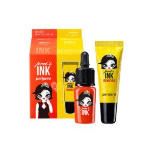 Peripera - Peri's Ink Lip Tint + Peri's Ink Remover Set [#03 No Way]